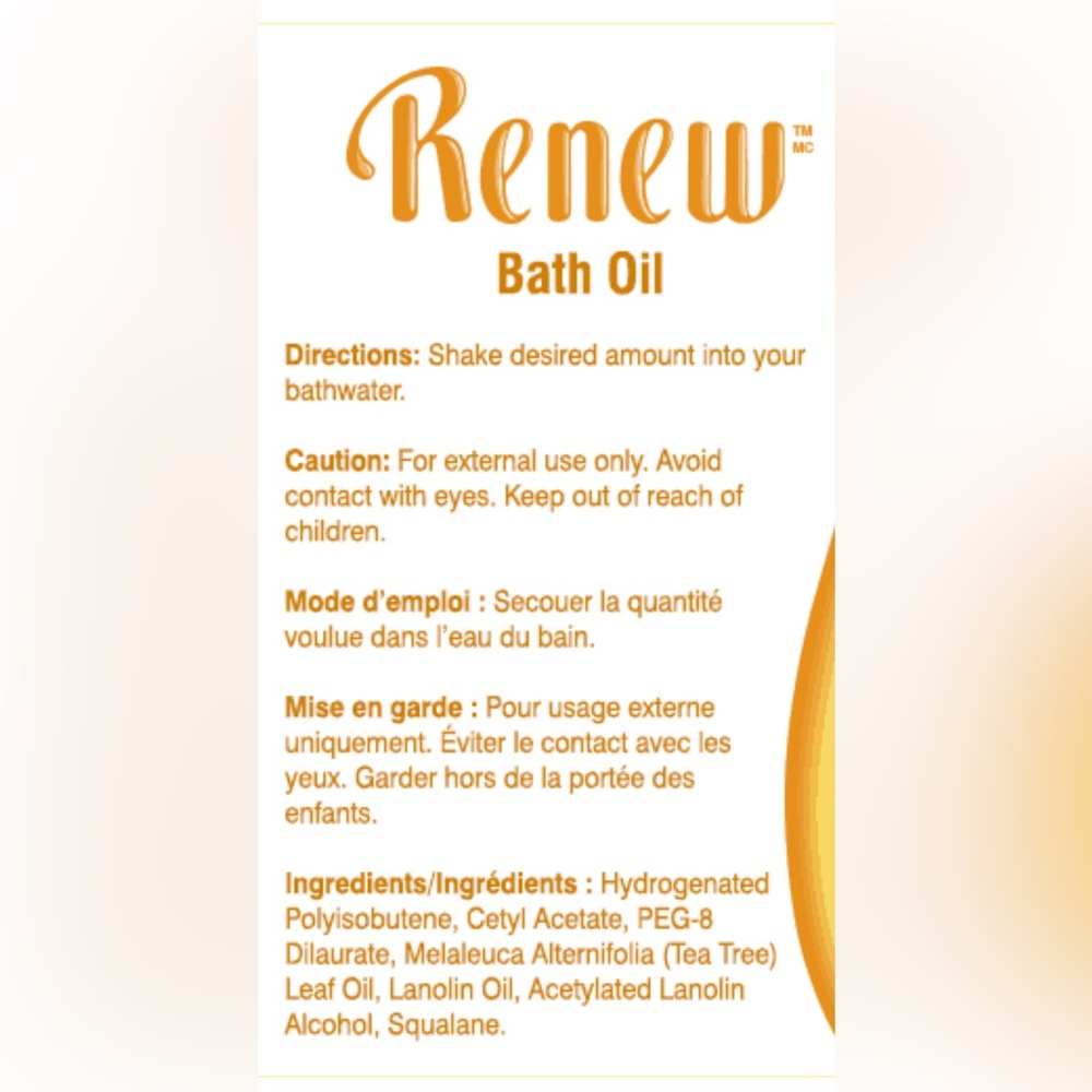 Melaleuca Renew Bath Oil - Picture 4 of 4